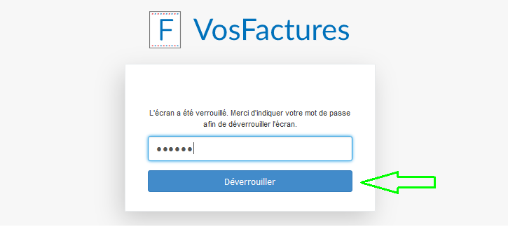 Sécurité Verrouillage Compte VosFactures Facturation