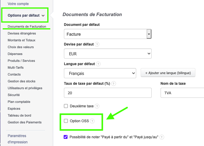 TVA Ecommerce Guichet Unique OSS Déclarations Paiements TVA Intracommunautaire Facture