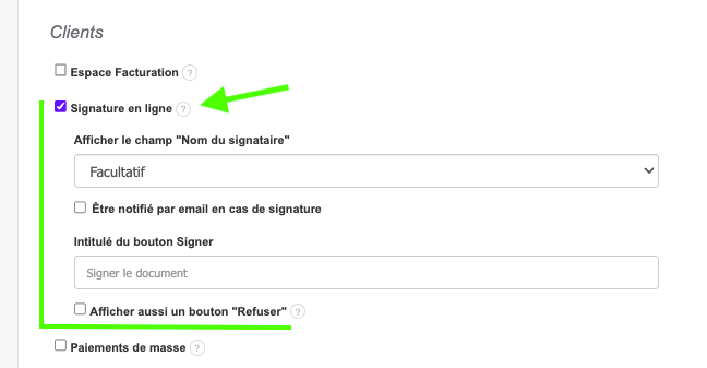 Facturation Signature En Ligne Bon pour accord Devis Bons De Commande