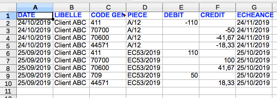 Factures Exports Comptables Logiciel Comptabilité Quadratus