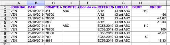 Factures Exports Comptables Logiciel Comptabilité CEGID EXPERT