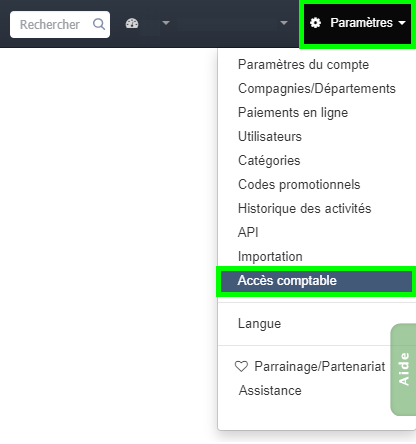 Facturation Logiciel Accès Comptable Comptabilité Export