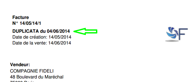 Creer Duplicata Facture Fonctionalité Facturation VosFactures Copie Facture