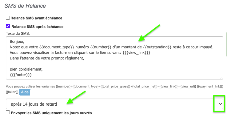 Logiciel Facturation Relance SMS Facture