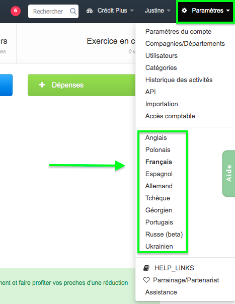 Logiciel Facturation Langue Personnalisation