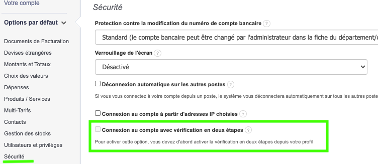 Logiciel Facturation Sécurisé Collaboratif Connexion 