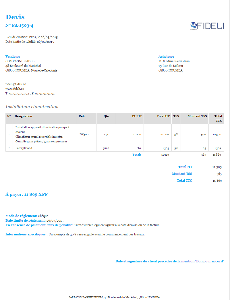 Facture Sans Centime Montants Facturation Facturer TTC Sans Centimes