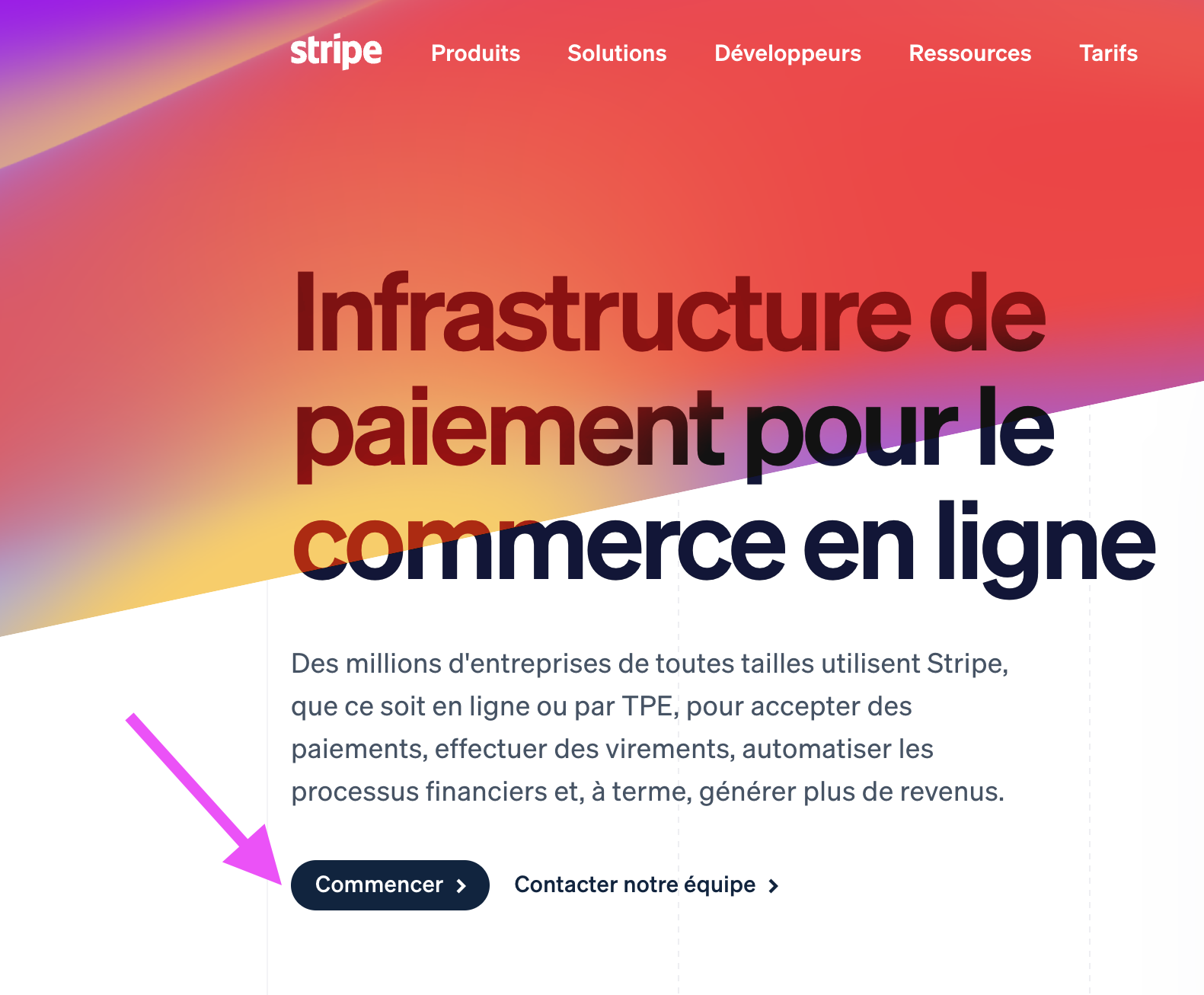 Factures Paiement en Ligne Intégration Stripe Ecommerce