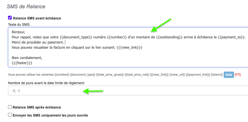 Logiciel Facturation Relance SMS Facture