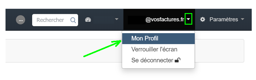 Profil Utilisateur  Compte Personnalisation Facture Facturation