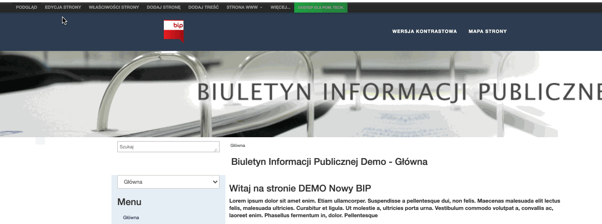 Dodawanie paragrafu artykuly