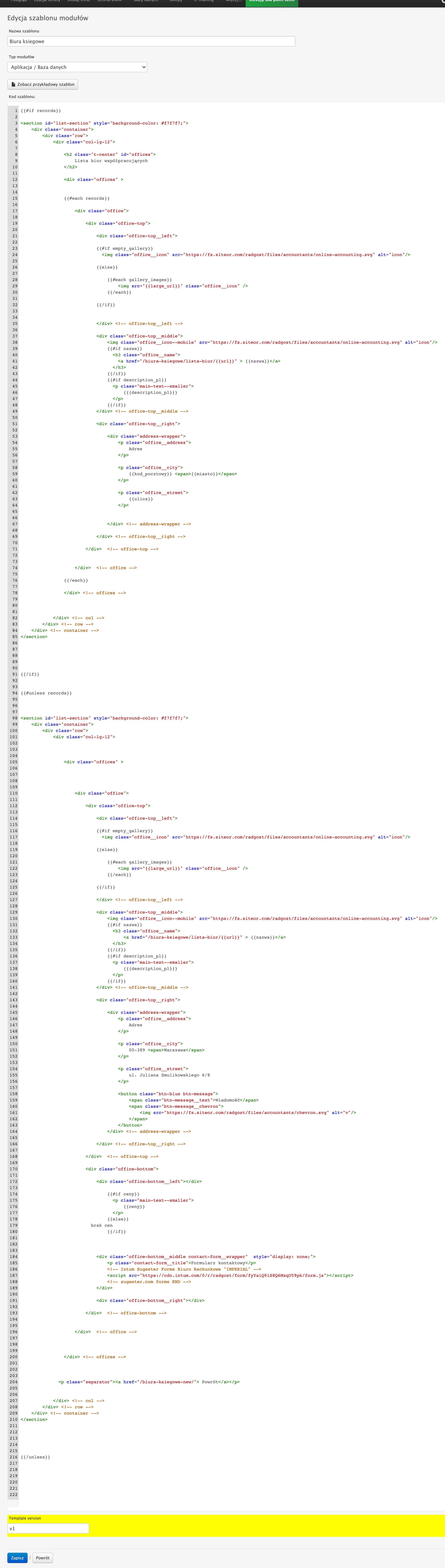 3bazy danych cms siteor