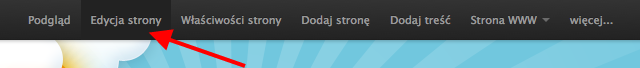 edycja strony