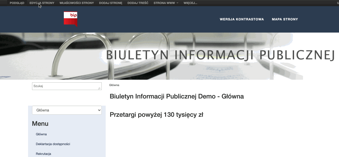 dodaj artykul na stronie