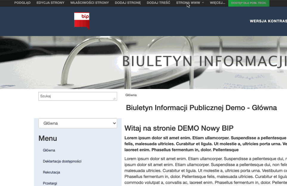 edycja nazwy witryny