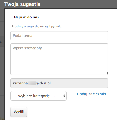 screenshot zuzanna test