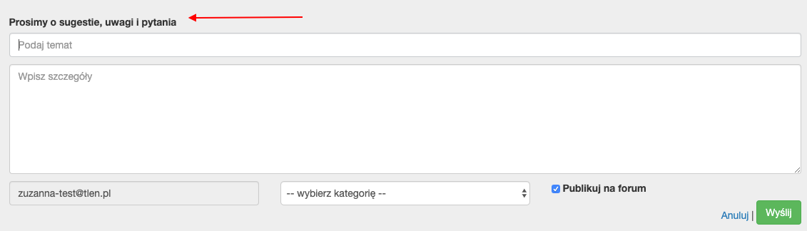 screenshot zuzanna test