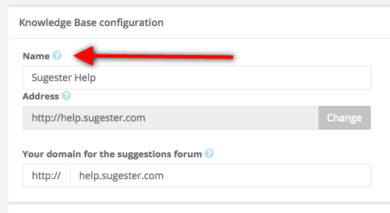How to change the name of your Knowledge Base