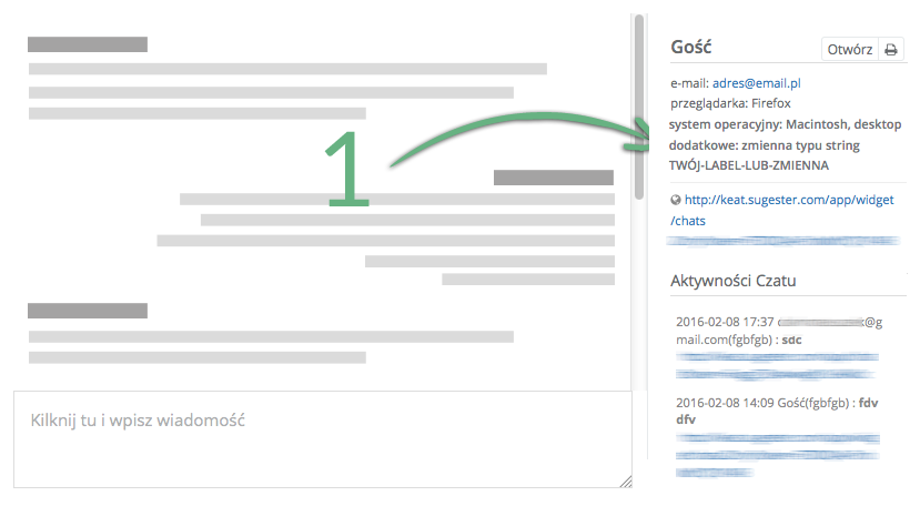 zmienne w czacie online live chat1