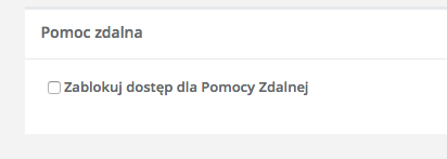 dostep do pomocy zdalnej