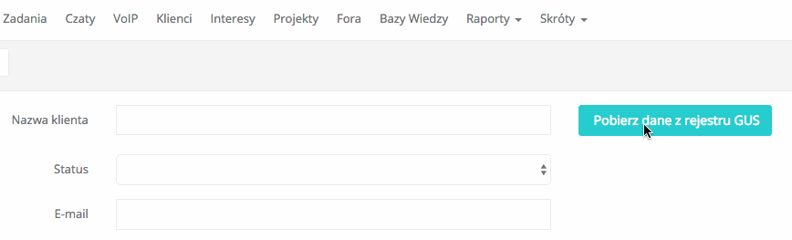 Automatyczne pobieranie danych z GUS
