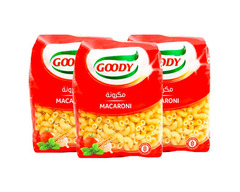 قودي - مكرونة أكواع ٣*٥٠٠ غرام