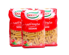 قودي - مكرونة أنابيب ٣*٥٠٠ غرام