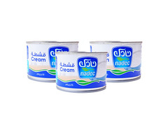 نادك - شبيهة القشطة معدلة بالزيت النباتي ٣*١٧٠ غرام