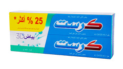 كرست - معجون أسنان بياض ٣ دي نعناع قوي ٢*١٢٥ مل + خصم ٢٥٪