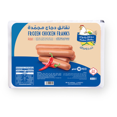 رضوى - نقانق دجاج مجمدة حارة ٤٠٠ غرام