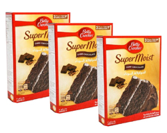 بيتي كروكر - خليط كيك شوكولاتة سوداء * سوبر مويست * ٣*٥٠٠ غرام