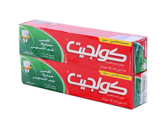 كولجيت معجون اسنان كولجيت بزيادة نكهة النعناع (٢٠٪خصم) ٢*١٢٠ مل