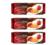 ميموريز كوكيز بالفراولة ٣*١١٠ غرام