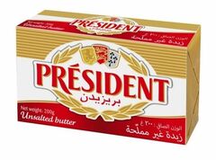 بريزيدن زبدة غير مملحة ٢٠٠ غرام