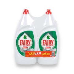 فيري - صابون بلس السائل الأصلي لغسل الأطباق مع قوة بديلة للمبيض (عرض التوفيري) ٢*٨٠٠ مل