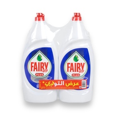 فيري صابون بلس السائل المضاد للبكتيريا لغسل الأطباق مع قوة بديلة للمبيض (عرض التوفيري) ٢*٨٠٠ مل