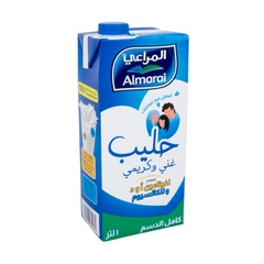 حليب طويل الاجل كامل الدسم غني و كريمي