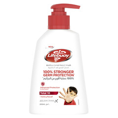 Lifebuoy Antibacterial Hand Wash,  Total 10, for 100% stronger germ protection in 10 seconds,  1L