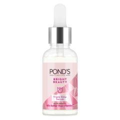 POND's Bright Beauty Triple Glow Serum, with Niacinamide and Hyaluronic Acid, 30g