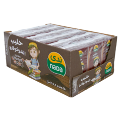 ندى جونيور حليب بنكهة الشوكولاتة ١٨*١١٥ مل