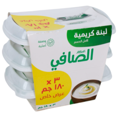 الصافي - لبنة ٢٠٪ خصم ٣*١٨٠ غرام
