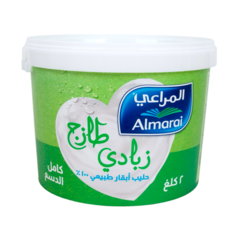 المراعي - زبادي طازج كامل الدسم ٢ كيلو