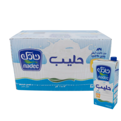نادك حليب طويل الأجل كامل الدسم ١٢*١ لتر