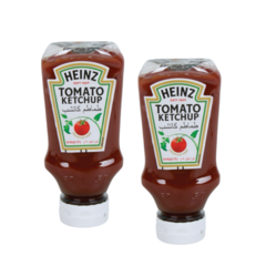 هاينز كاتشب طماطم عبوة ضغط من الأعلى للأسفل ٢*٢٥٠ غرام