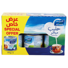 المراعي - حليب مبخر ٦*١٧٠ غرام