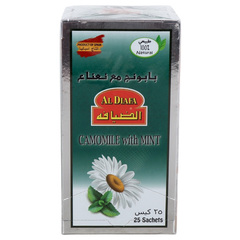 شاي البابونج مع النعناع