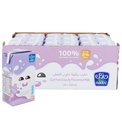 حليب بنكهة حلوى القطن