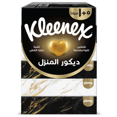كلينيكس مناديل ديكور ناعمة للوجه وللعناية اللطيفة ٥+١*٧٠ منديل