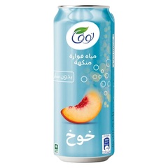 مياه فوارة منكهة بالخوخ
