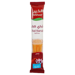 شاي كرك بالزعفران بدون سكر
